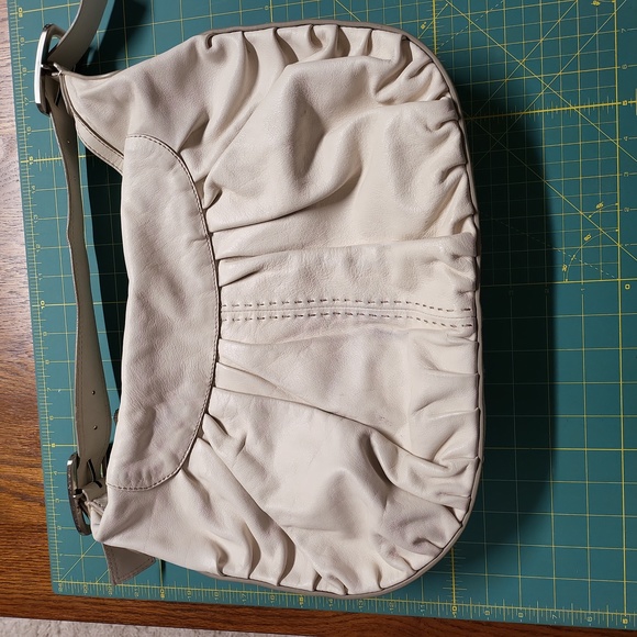 Cole Haan, bone colored leather bag. New condition. - Picture 7 of 7